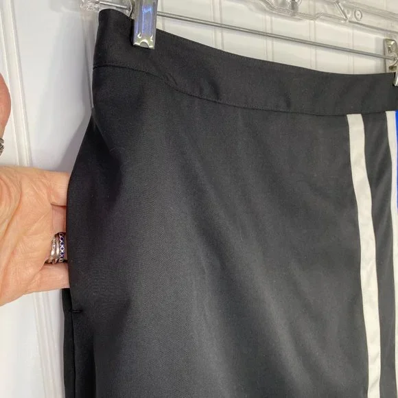 GREG NORMAN Contemporary Striped Skort Skirt L - Picture 2 of 11